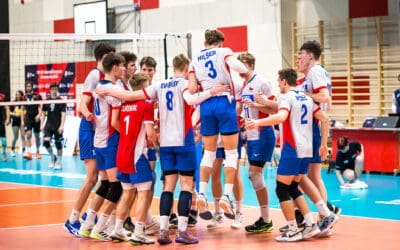 OBRAZEM: Čeští volejbalisté do 20 let vybojovali v Kutné Hoře postup na mistrovství Evropy